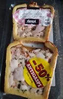 Mängden socker i Pâté en croûte poulet et moutarde