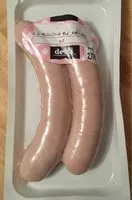 Mängden socker i Boudin blanc nature