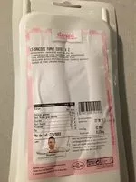 Mängden socker i Ls-saucisse fumee cuite x 2