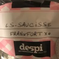 Mängden socker i Saucisse de frankfort