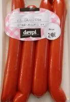 Mängden socker i Saucisse Strasbourg