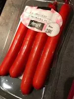 Mängden socker i Saucisse de Strasbourg