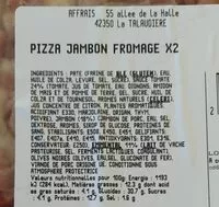 Mängden socker i Pizza jambon fromage