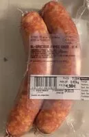 Mängden socker i Saucisse fumée cuite
