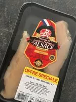 Mängden socker i Escalope Poulet fermier alsace