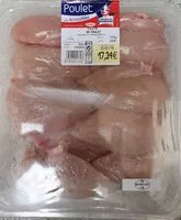 Mängden socker i Filet de poulet