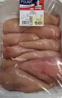 Mängden socker i Filets de poulet