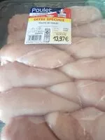 Mängden socker i Filets de poulet