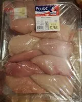 Mängden socker i Filets de poulet