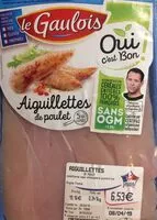 Mängden socker i Aiguillettes de poulet