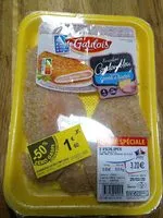 Mängden socker i 2 escalopes Cordon Bleu