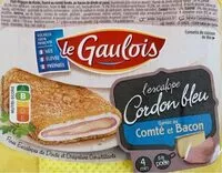 Mängden socker i L’escalope Cordon bleu Garnie au Compté et Bacon