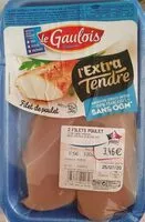 Mängden socker i Filet de poulet l'Extra Tendre marinées