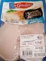 Mängden socker i 2 Filets de poulet