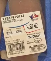 Mängden socker i Filets poulet