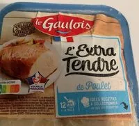 Mängden socker i Le gaulois l’extra tendre de poulet
