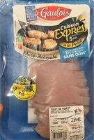 Mängden socker i Filet de poulet