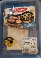 Mängden socker i Filet tranché de poulet le Gaulois