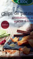 Mängden socker i chips patate douce aromatisées aux épices d hiver