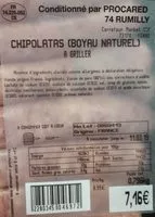 Mängden socker i Chipolatas (Boyau naturel)