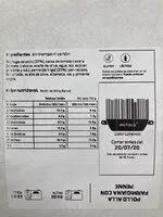 Mängden socker i Pollo alla parmigiana con penne