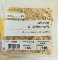 Mängden socker i Taboulé à l'orientale