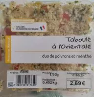 Mängden socker i Taboulé a l'orientale
