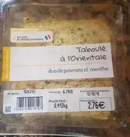 Mängden socker i Taboulé à l'orientale