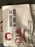 Mängden socker i Saucisson sec de porc lourd