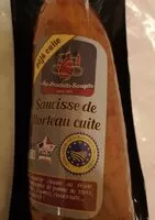 Mängden socker i Saucisse de morteau IGP cuite