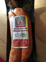 Mängden socker i Saucisse de montbeliard