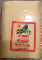 Mängden socker i Comté 12 mois d'affinage