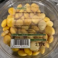 Mängden socker i Lupins