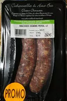 Mängden socker i saucisses oignons persil