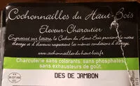 Mängden socker i Cochonailles du Haut Bois - dés de jambon