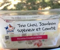 Mängden socker i Trio chou jambon comté