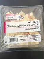 Mängden socker i Trio Chou Jambon supérieur et Comté