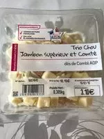 Mängden socker i Trio chou Jambon supérieur et Comté