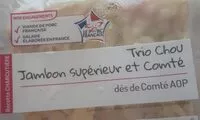 Mängden socker i Trio chou jambon supérieur et comté AOP