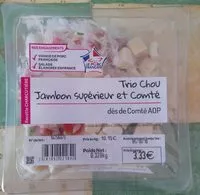 Mängden socker i Trio Chou Jambon Supérieur et Comté