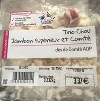Mängden socker i Trio Chou Jambon Supérieur et Comté