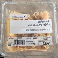 Mängden socker i Taboulé au poulet roti