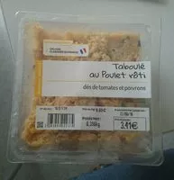 Mängden socker i Taboulé au poulet rôti