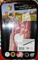 Mängden socker i Poitrine de porc fermier plein air de Vendée