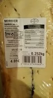 Mängden socker i Morbier bio