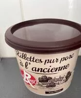 Mängden socker i Rillettes pur porc à l’ancienne