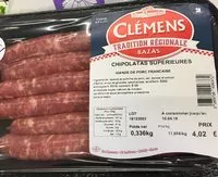 Mängden socker i CHIPOLATAS SIPERIEURES