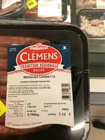 Mängden socker i Merguez caissette