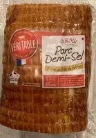 Mängden socker i Roti de porc demi-sel