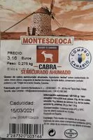 Mängden socker i Semicurado ahumado cabra